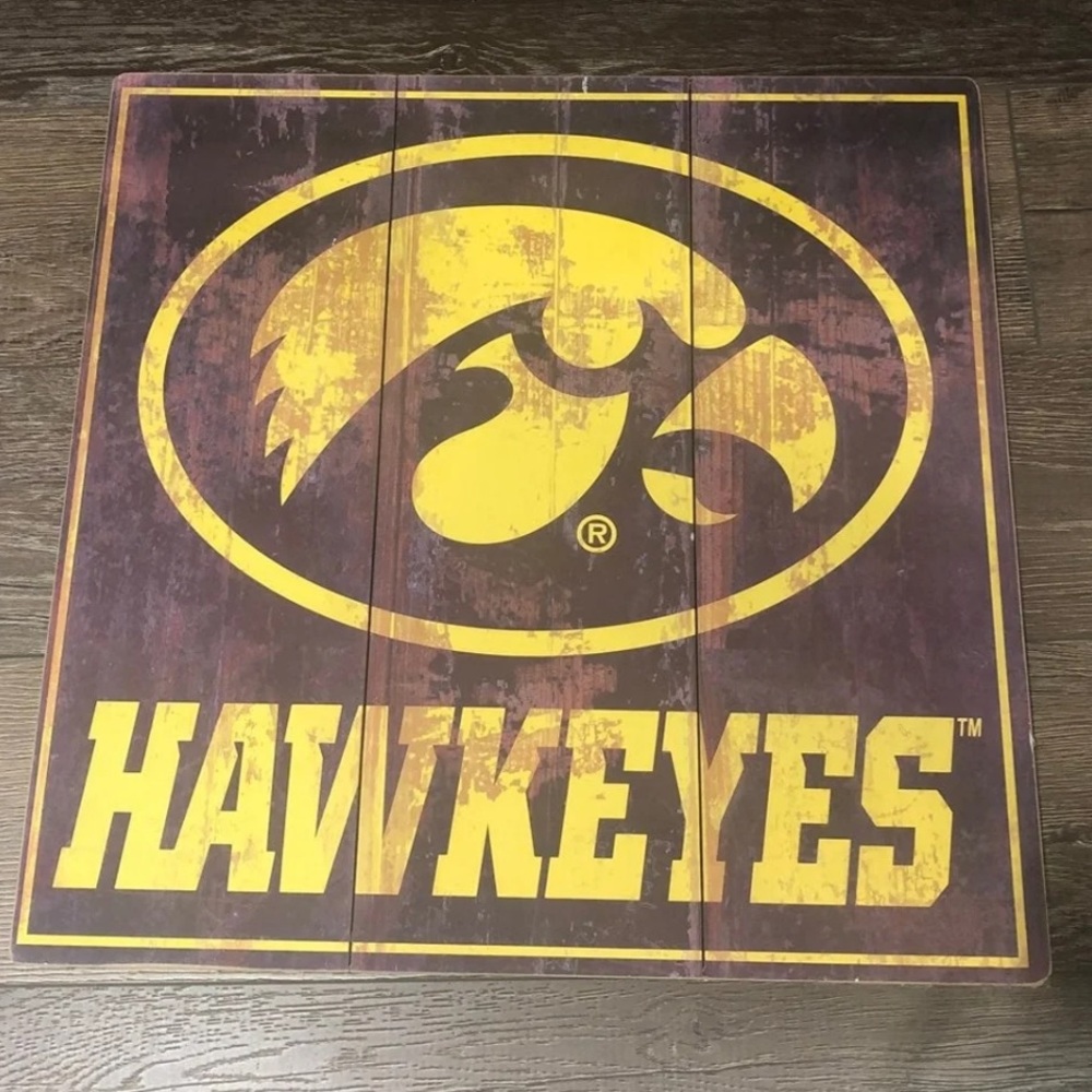 Iowa Hawkeye Sign